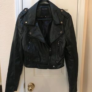 Black pleather jacket